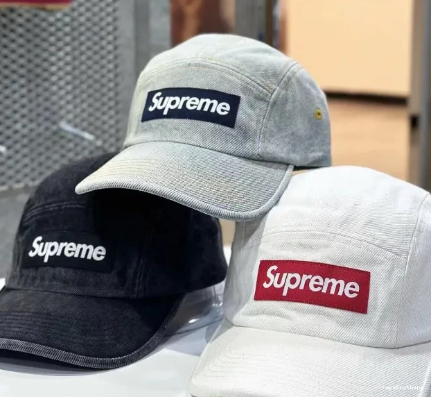 CAP DENIM Camping White Washed Water Black CAMP Blue Tannin Washed Hat Water SS23 0723